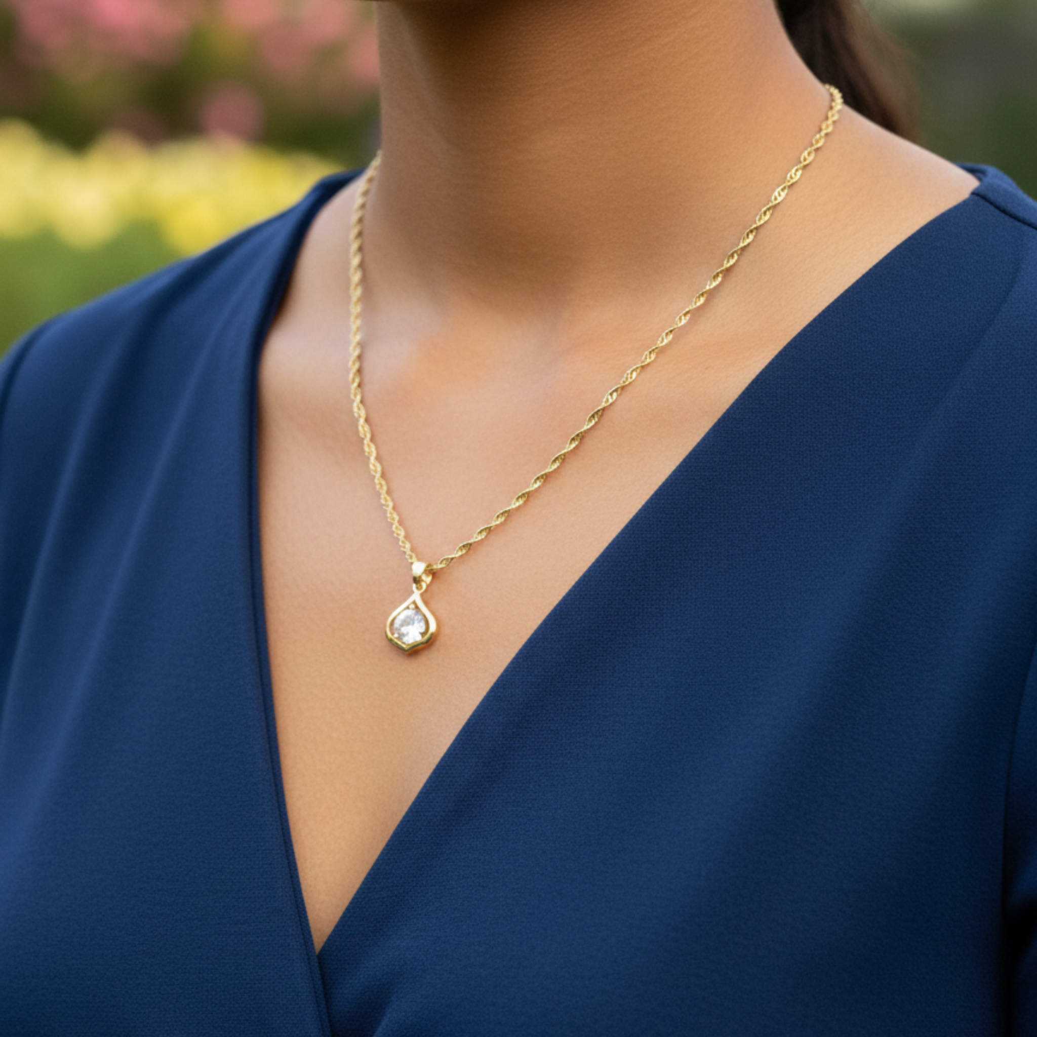 Gold Plated Chain Necklace